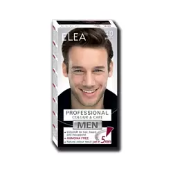 4.0 КОРИЧНЕВЫЙ Мужская краска для волос, бород и усов-ELEA Professional Colour & Care MEN 4.0 КОРИЧНЕВЫЙ Мужская краска для волос, бород и усов-ELEA Professional Colour & Care MEN