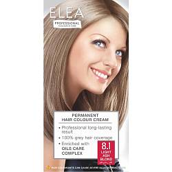 8.1 Светло-русый пепельный Стойкая крем-краска для волос ELEA Professional Color & Carel 8.1 Светло-русый пепельный Стойкая крем-краска для волос ELEA Professional Color & Carel