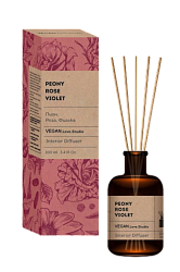 Декоративный ароматизатор PEONY, ROSE, VIOLET, VEGAN.Love.Studio 100 мл. Декоративный ароматизатор PEONY, ROSE, VIOLET, VEGAN.Love.Studio 100 мл.